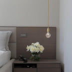 Nordic Design Crystal Bulb Pendant Light