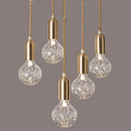 Nordic Design Crystal Bulb Pendant Light