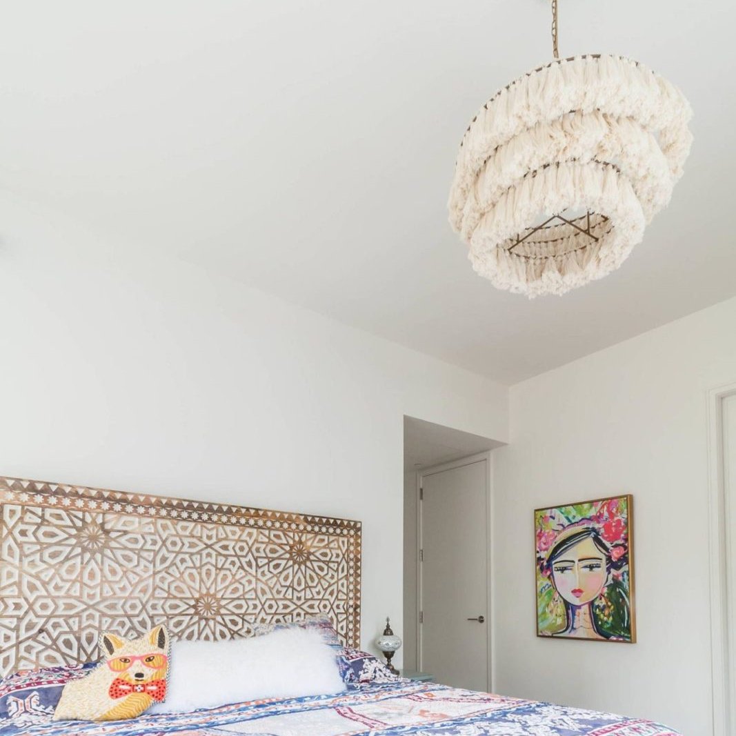 Fabric Tassel Bohemian chandelier Light