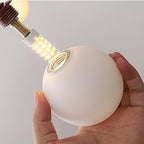 Nordic Gran Finale Nordic White Glass Metal Pendant Light