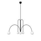 Nordic Gran Finale Nordic White Glass Metal Pendant Light