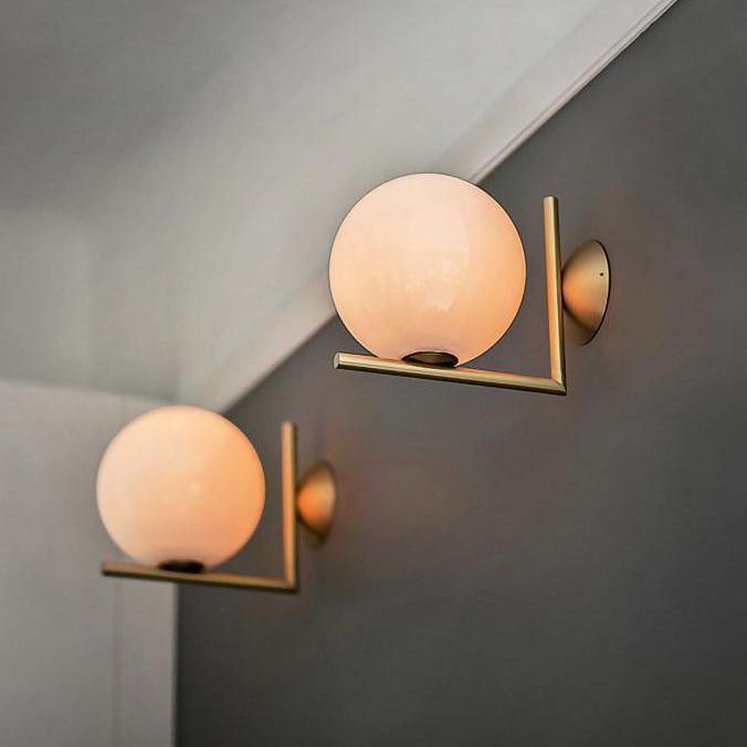 Nordic Glass Ball Wall Light