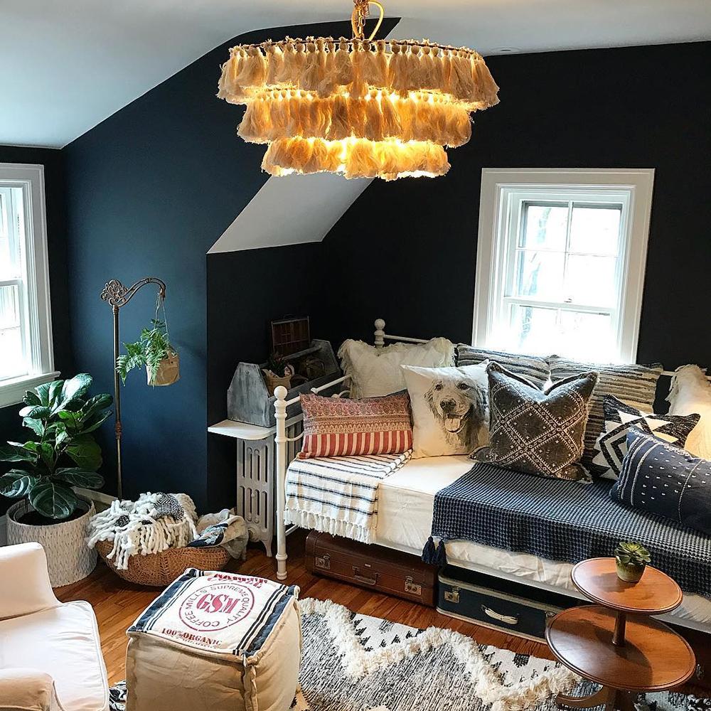 Fabric Tassel Bohemian chandelier Light