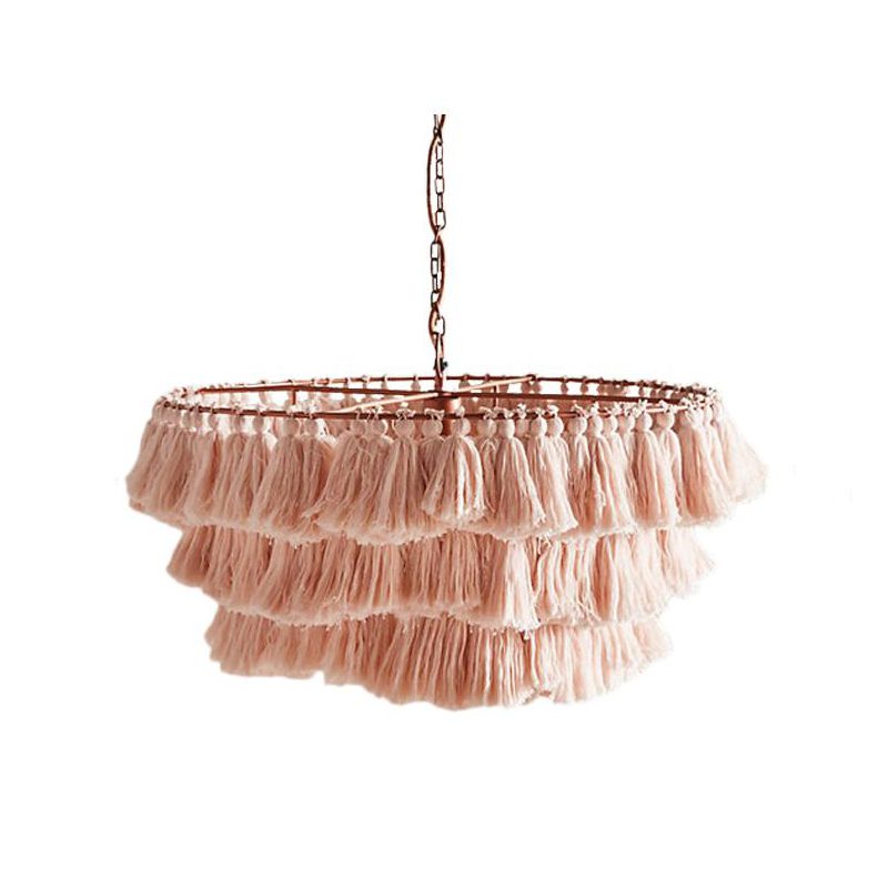 Fabric Tassel Bohemian chandelier Light