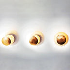 Round Circle Rotating Lederam Wall Light