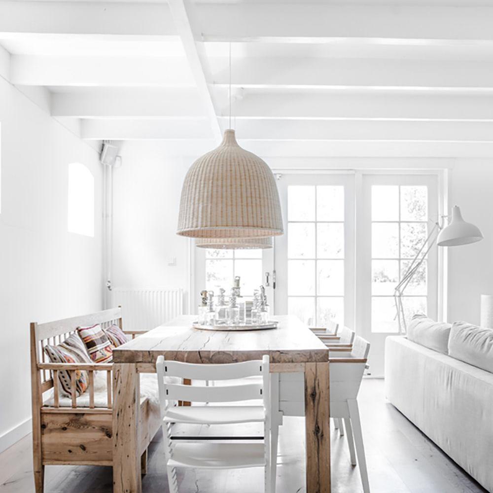 Nordic Rustic Rattan Pendant Light