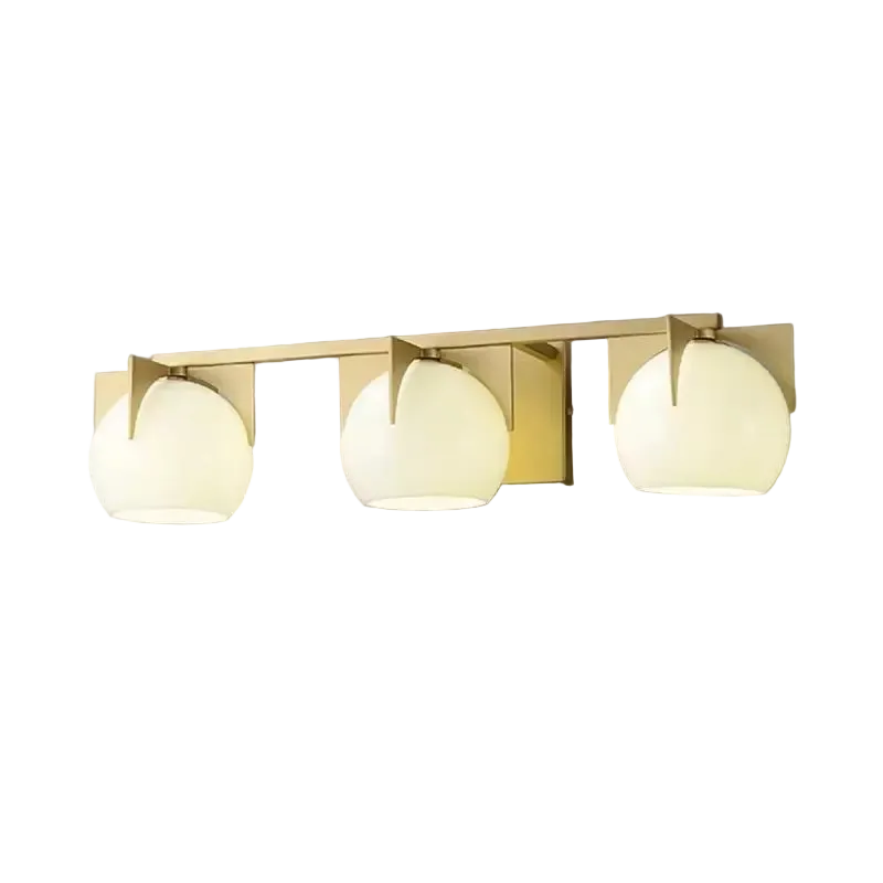 Silas Milk Vanity Glass Modern Wall Light