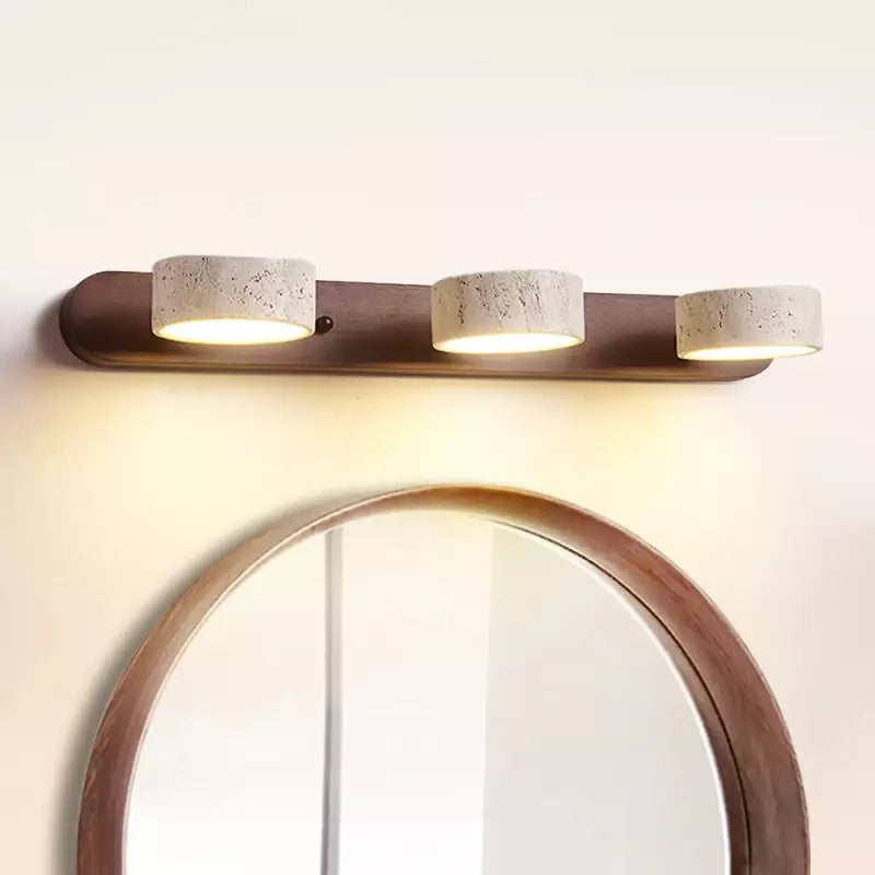 Travertine LED Mirror Wall Light