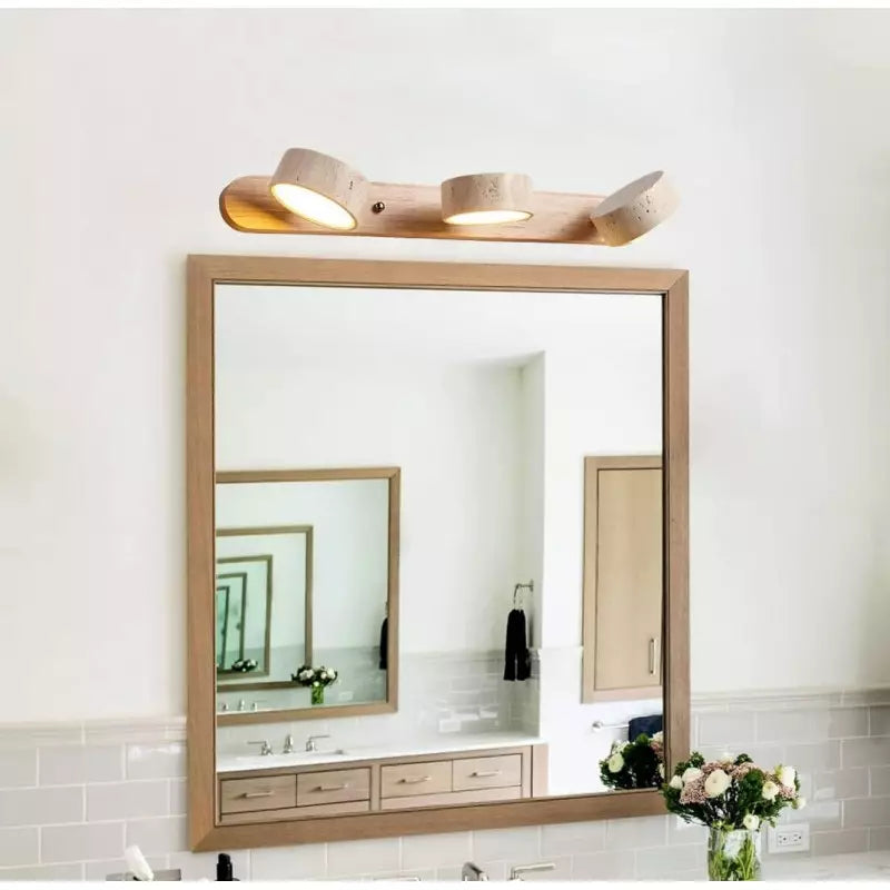 Travertine LED Mirror Wall Light