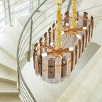 Nordic Crystal Tiered Chandelier
