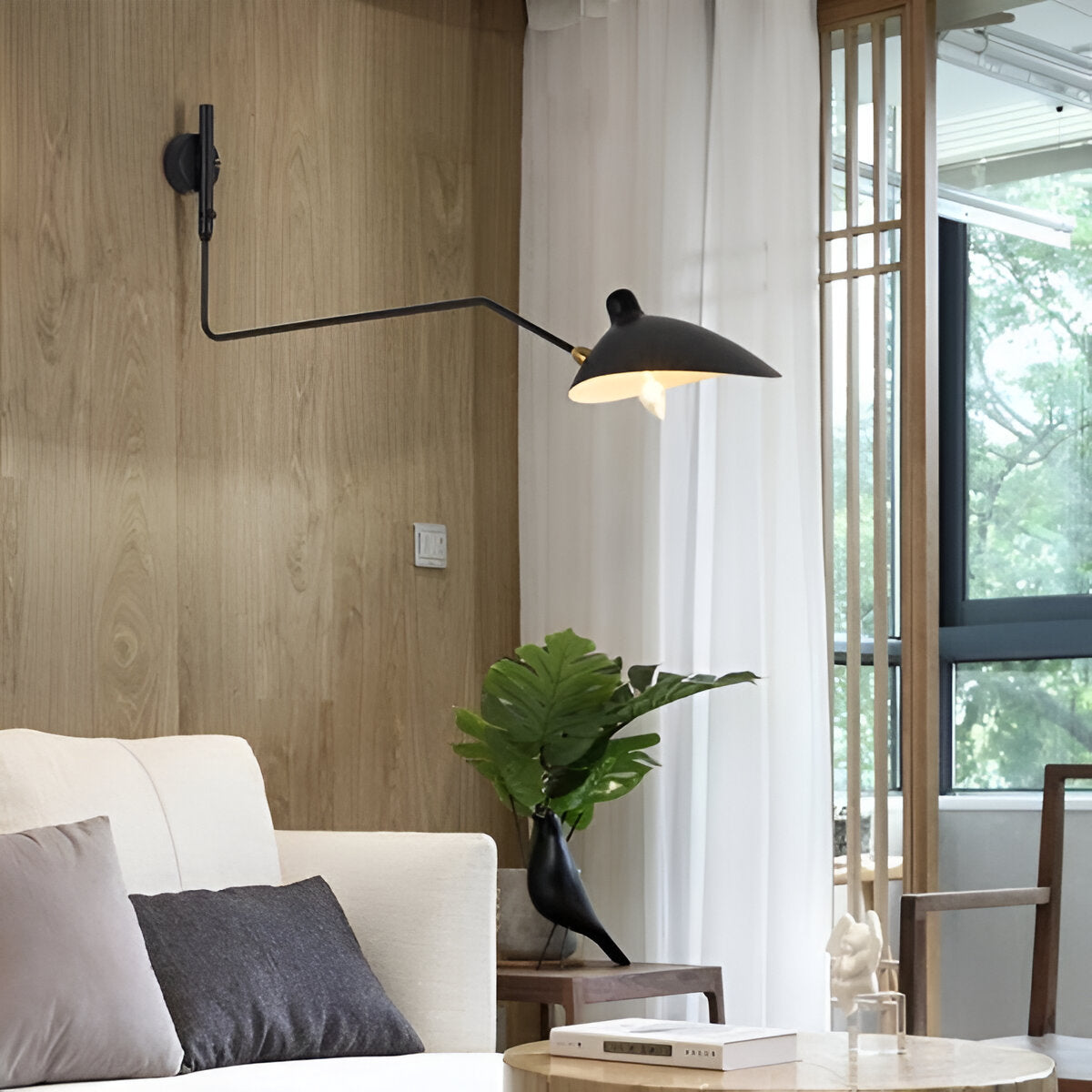 Duckbill Adjustable Bedside Arm Wall Light