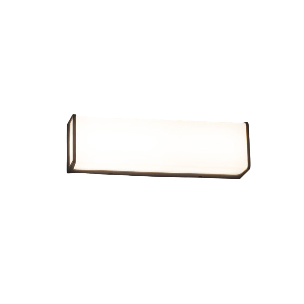 Modern Minimalist Rectangular Acrylic Sensor Solar IP65 Waterproof Outdoor Wall Light