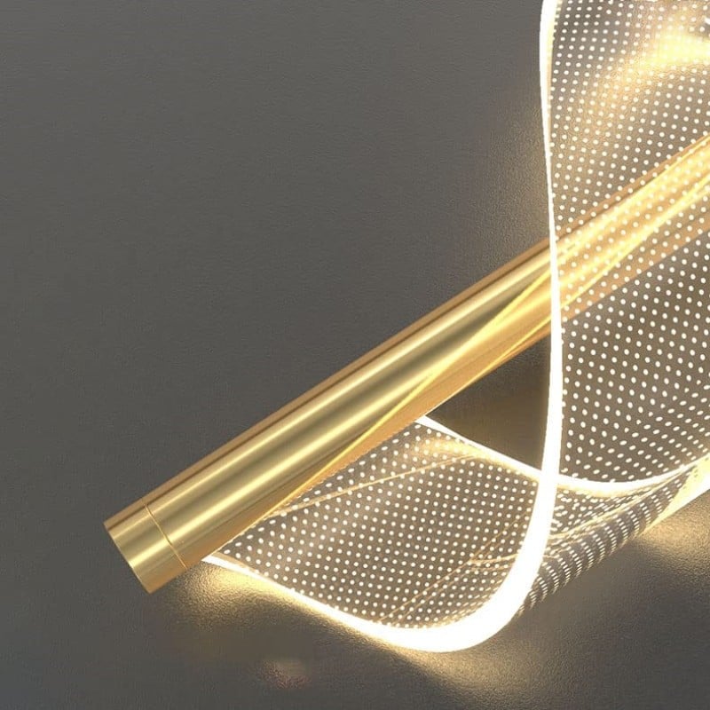 Nordic Spiral Acrylic Wall Light