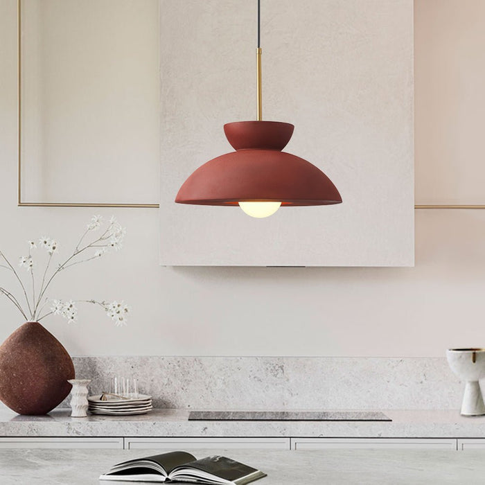 Augustus Nordic Resin Modern Pendant Light
