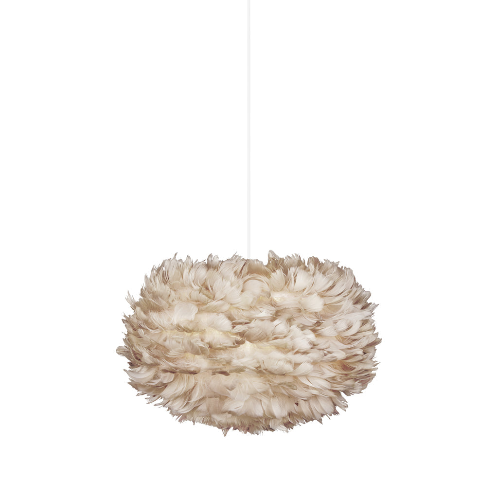 Lyra Feather Orb Modern Pendant Light