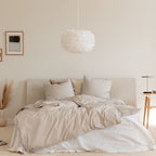 Lyra Feather Orb Modern Pendant Light