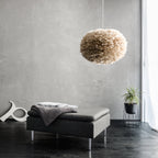 Lyra Feather Orb Modern Pendant Light