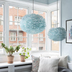 Lyra Feather Orb Modern Pendant Light