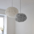 Lyra Feather Orb Modern Pendant Light