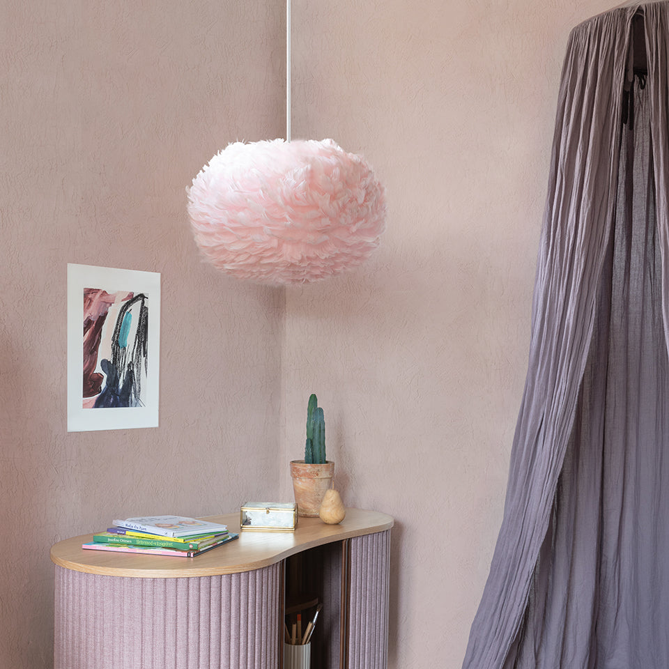 Lyra Feather Orb Modern Pendant Light