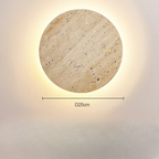 Travertine Stone Round Wall Light